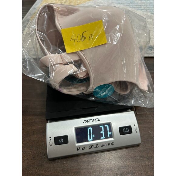 Body Caress Full Coverage Wireless Bra Sheer Quartz Sz 40D Lounge Intimate NWT - Picture 10 of 10